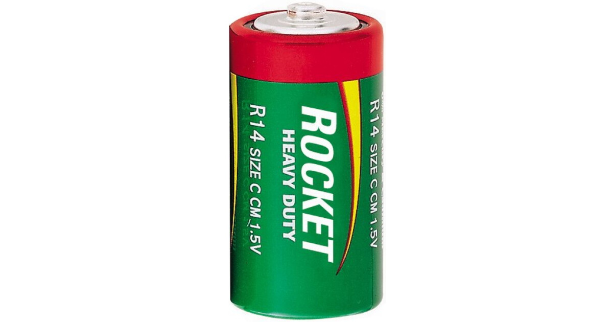 Battery R 14 Baterija Rocket R14 – C – 1.5V | MAKS POWER