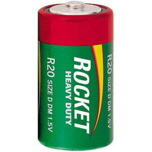 Baterija Rocket R20 - D - 1.5V blister