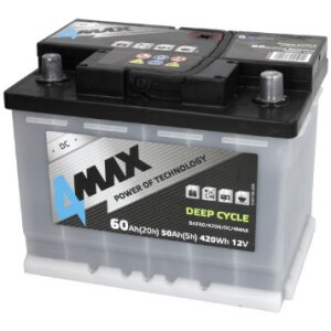 Akumulator 4-Max deep-cycle 60Ah stacionarni