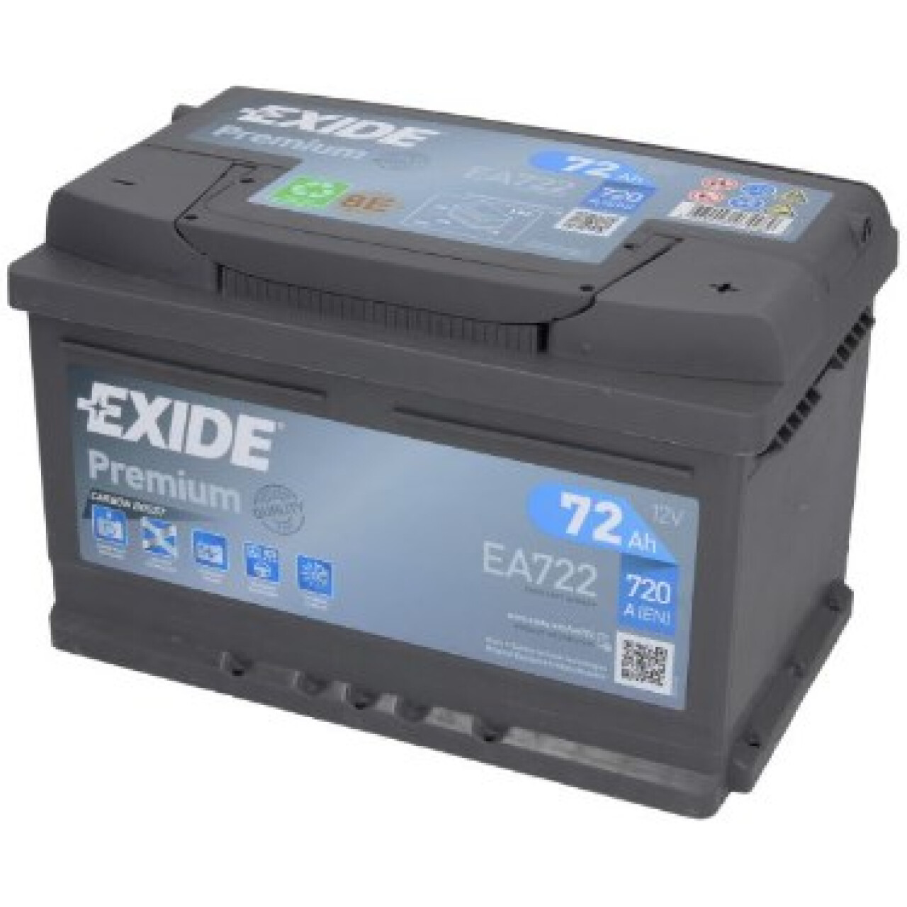 Akumulator Exide premium EA722 | MAKS POWER