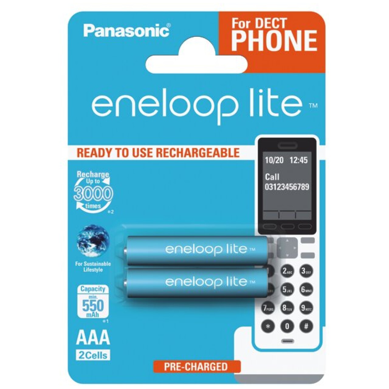 Panasonic Eneloop DECT R03/550 | MAKS POWER