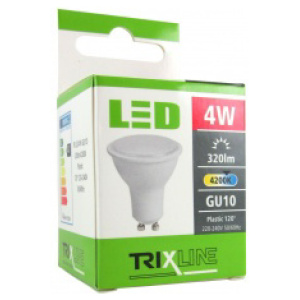 LED GU10 4W 320lm 4200K