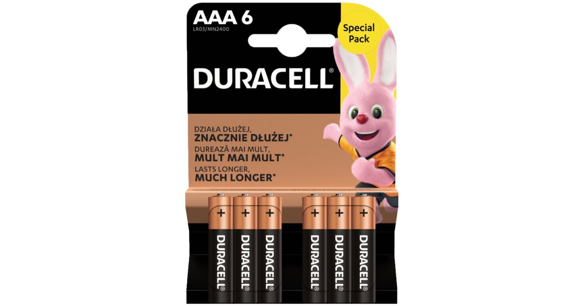 Duracell Basic LR03/AAA 6/1 blister | MAKS POWER