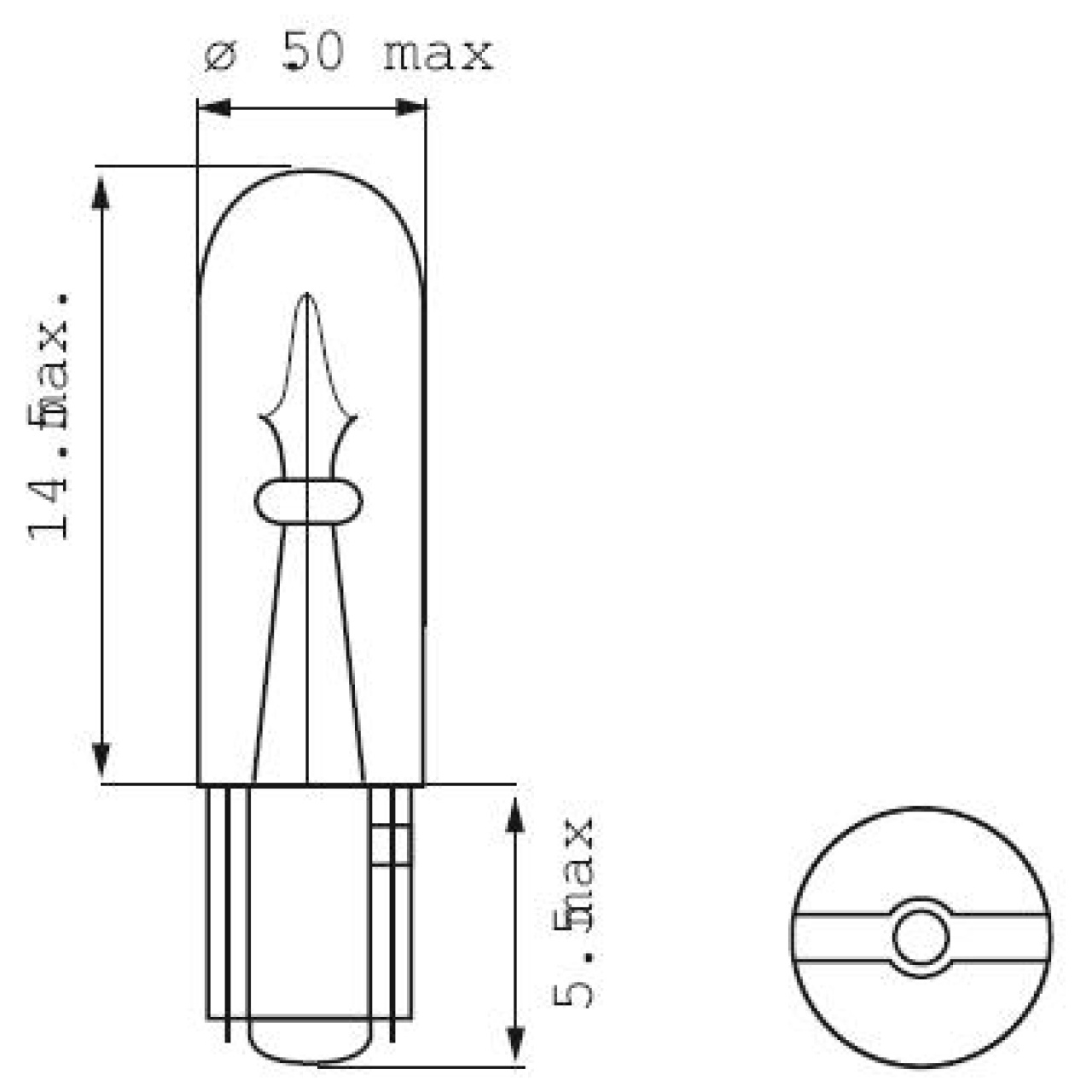 bosma-12v-t5-1-2w-maks-power