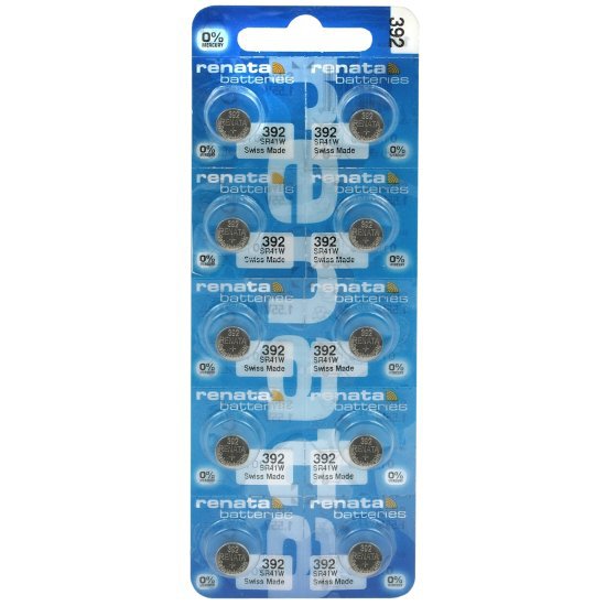 Pile 1.55V Suisse Pile Renata 392 SR41W - Parfaite Pour Vos
