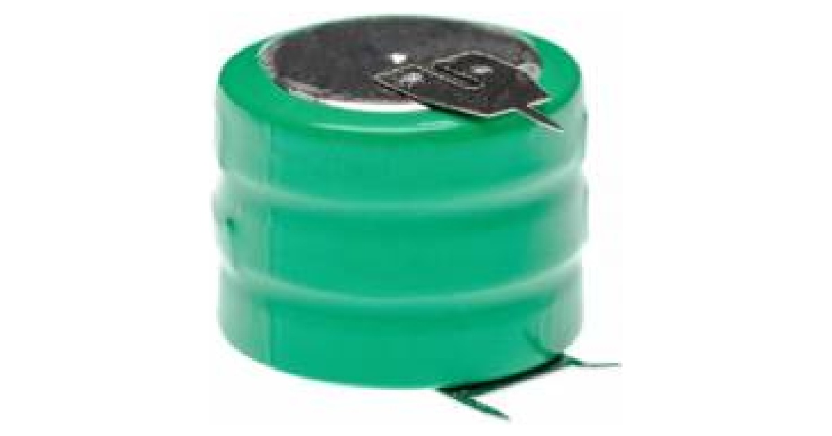 Batteria NiMH 3,6V 250mAh Con PCB Extracell Join - A Saldare Diametro 25mm - Foto 2