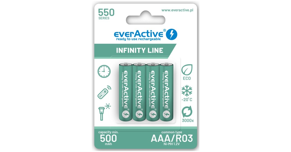 EverActive - Confezione Da 40 Batterie AAA Alcaline Industriali - Foto 2