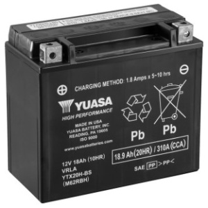 Bike Yuasa YTX20H-BS 12V 18Ah