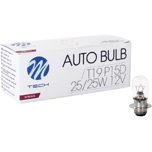 M-Tech 25/25W 12V T19 P15d